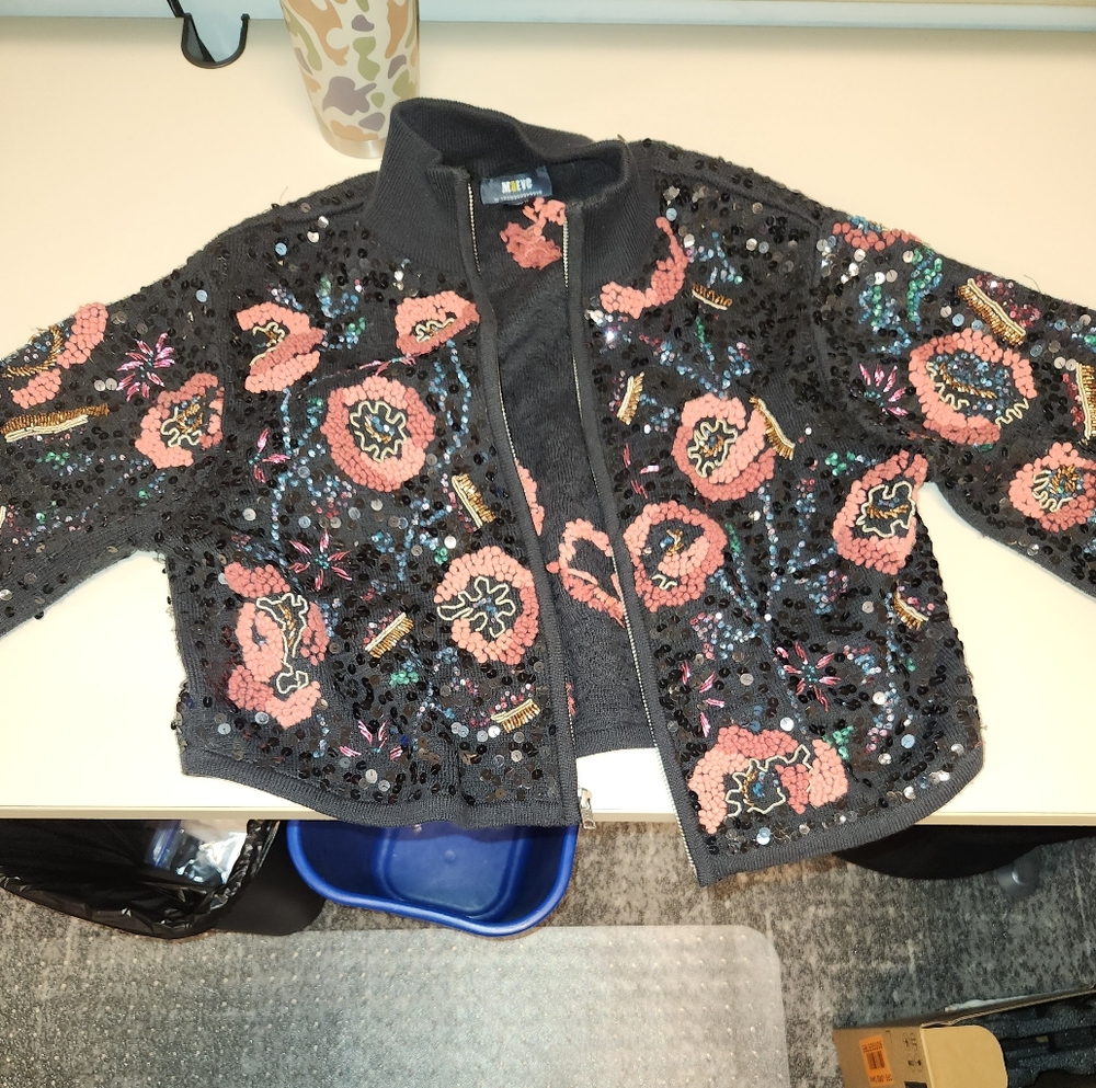 Maeve by Anthropologie Sequin Sweater